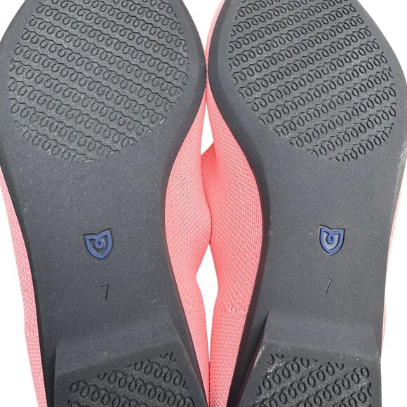 Rothys The Point II Pink Knit Pointed-Toe Flats Womens Shoes New Without Box 7 - Picture 9 of 10